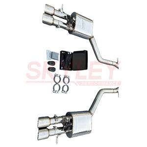 Tuyau d'échappement Performance Full Valvetronic pour <span class=keywords><strong>Audi</strong></span> <span class=keywords><strong>S8</strong></span> D3 4 portes berline 5.2L <span class=keywords><strong>V10</strong></span> Quattro <span class=keywords><strong>2006</strong></span> ~ 2010 système d'échappement Catback Valved - Product Image 4