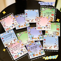Bloc-notes autocollants mignons pour enfants, impression d'animaux de dessin animé, DIY, Kawaii, haute qualité