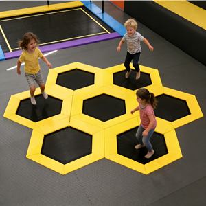 <span class=keywords><strong>Arena</strong></span> de Juegos Interactiva con Trampolín, Luces y Sonidos en los Colchones de Salto para Centros de Diversión de Alta Tecnología - Product Image 2