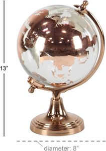 Globe rotatif de conception traditionnelle supérieure avec outil décoratif éducatif de base solide pour l'apprentissage en classe de salle d'étude de bureau - Product Image 6