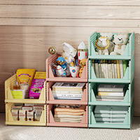 Boîte de rangement pliable IMODE, organiseur de tiroirs en plastique, paniers empilables pour l'organisation des vêtements