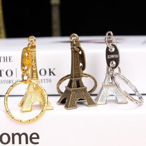 Wholesale Custom Vintage <strong>Eiffel</strong> <strong>Tower</strong> Zinc Alloy Keychain France Souvenir Gift Keychains Car Keyring Bag Pendant Accessory - Product Image 6
