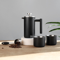 Coffret cadeau HIGHWIN pour la préparation du café en plein air, ensemble de cafetière à filtre manuelle