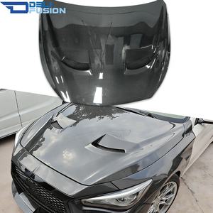 Capó ventilado de fibra de carbono estilo Q50 LB Gtr para Infiniti 2014-2019 Q50 V37 Skyline 400r - Product Image 1