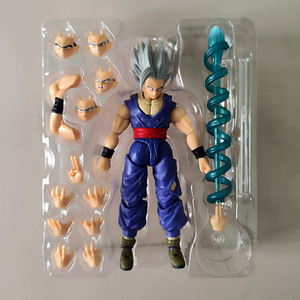 Figurines d'action SHF <span class=keywords><strong>Dragon</strong></span> <span class=keywords><strong>Ball</strong></span> <span class=keywords><strong>Z</strong></span> Super Saiyan Goku Vegeta Trunks Gohan Krillin, modèles de collection d'anime pour les fans - Product Image 2