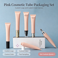 Solution d'emballage tout-en-un pour les soins de la peau, tubes cosmétiques vides personnalisés avec boîte, tubes pour crème contour des yeux avec applicateur massant