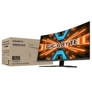 GIGABYTE G32QC A 32" Inch 165Hz 2K QHD 1ms (MPRT) 93% DCI-P3 VESA HDR400 Curved Gaming Monitor Support FreeSync Premium Pro