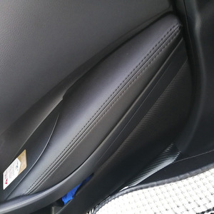 Toyota Corolla <b>Door</b> Armrest Leather <b>Trim</b> 2019-2024 True Microfiber Red Stitching Interior Modification - Product Image 2