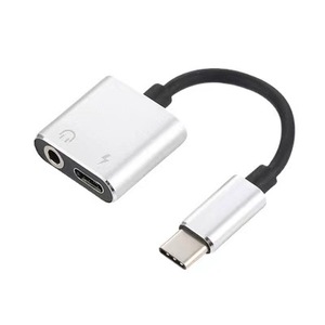 Adaptador dos en uno tipo C para Huawei para teléfonos Xiaomi Vivo O Música y carga Auriculares de audio compatibles con WiFi - Product Image 3