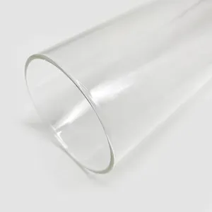 Low price solar evacuated tube pyrex clear glass tubes for sale