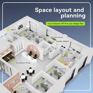 Unit Turbin Gigi dan Kursi Gigi Desain Premium Kualitas Fona Grade Jerman untuk Operasi Implan - Product Image 5