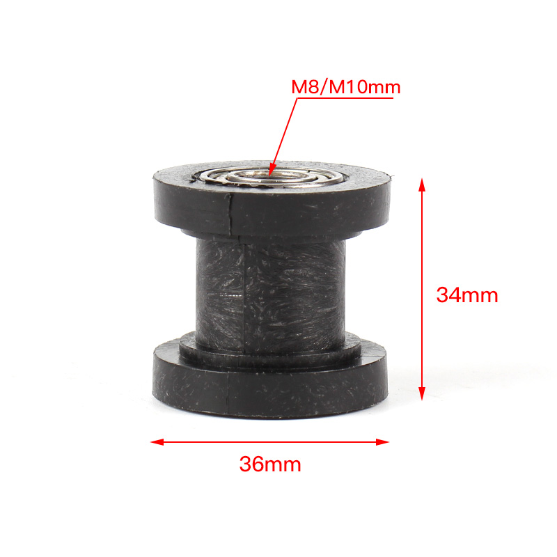 8/10mm Wheel Tensioner Guide Pulley For ATV CRF CR XR Enduro Motorcycle Motocross Dirt Bike Drive Chain Roller Tensioner