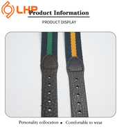 Bracelet en nylon tissé à la mode, logo personnalisé, bracelet de montre de 18mm, bracelet en nylon souple Ultra-fin