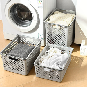 Children's Toy Storage <b>Basket</b> <b>Large</b> Capacity Stackable Rectangle With Handle For Baby Room Organization - Product Image 3