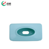 Boîte à mouchoirs en plastique PP moulée par injection, support à mouchoirs au design moderne, boîte de rangement pour serviettes pour la maison et la salle de bain