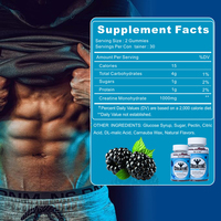 OEM Private Label Pre-Workout Supplementen Creatine Monohydrate Gummies Verhoogt Kracht en Uithoudingsvermogen