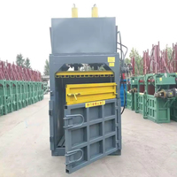 Presse compacteuse verticale hydraulique pour cartons et déchets, machine à balles verticale hydraulique pour bouteilles PET/plastique
