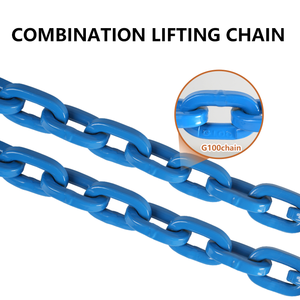 Chaîne en acier allié <span class=keywords><strong>Bohu</strong></span> G100 en gros, haute résistance, structure soudée au zinc pour ancrage de moto et usage maritime - Product Image 1