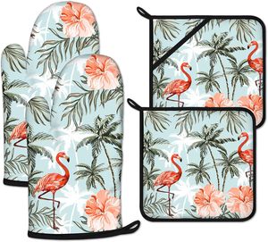 Ensemble de pâtisserie personnalisable par sublimation : supports de pot et maniques de four vierges en lin et silicone - Product Image 1
