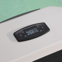 Jacuzzi de Hidroterapia Premium para Exteriores, Spa con Múltiples Jets de Masaje y Cubierta Aislante, Ideal para Resorts y Casas Contenedor