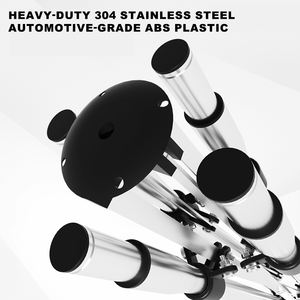 고용량 200개 공 수용 ABS 스테인리스 스틸 접이식 캐스터 휠 포함 코치 트레이닝용 피클볼 코치 카트 - Product Image 3