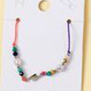 Lightning PULSERA Stainless Steel <b>Bracelet</b> with Pearl <b>Crystal</b> Fashion Beaded Accessories - Product Image 4