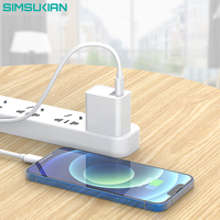 Chargeur mural USB pour téléphone portable 35W PD 3.0 à charge rapide avec protection SCP et OTP, double port Type-C