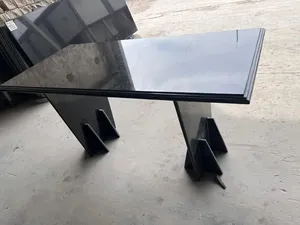 Vente en gros de grande dalle en granit naturel noir Venta au design moderne Fourniture en usine de carreaux polis Bureau à prix compétitif de surface - Product Image 5