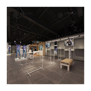 Moderna vendita al dettaglio in metallo cremagliera di abbigliamento per scaffali per negozi di espositore per negozio di abbigliamento presa di fabbrica - Product Image 4