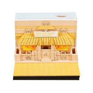 3d Stereo Notities Papier Carving Creatieve Eerste Martial Arts Vereniging Cadeau Stickers Losse Blad Voor Begeleiding - Product Image 5