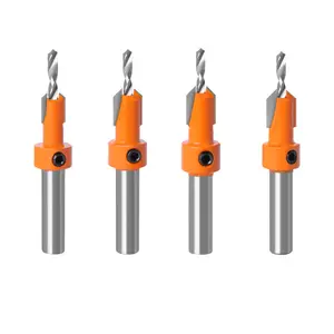 4 cái/bộ 8mm chân mũi khoan mũi khoan đầu khoan Bit khoan chế biến gỗ 2.8,3,3.2,3.5