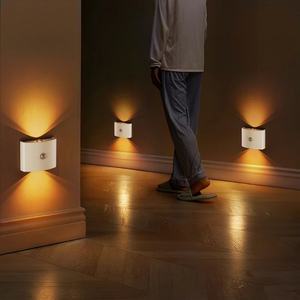 Lámpara de Pared Inalámbrica Moderna con Sensor de Movimiento Magnético, Luz Nocturna Inteligente RGB Recargable por USB para Dormitorio, Lámparas LED de Pared para Cabecera - Product Image 6