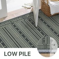 Runner Rug for Hallways Machine Washable, Non Slip Boho Vintage Lightweight Washable Runners, Thin Floor Rugs for Room Corridor