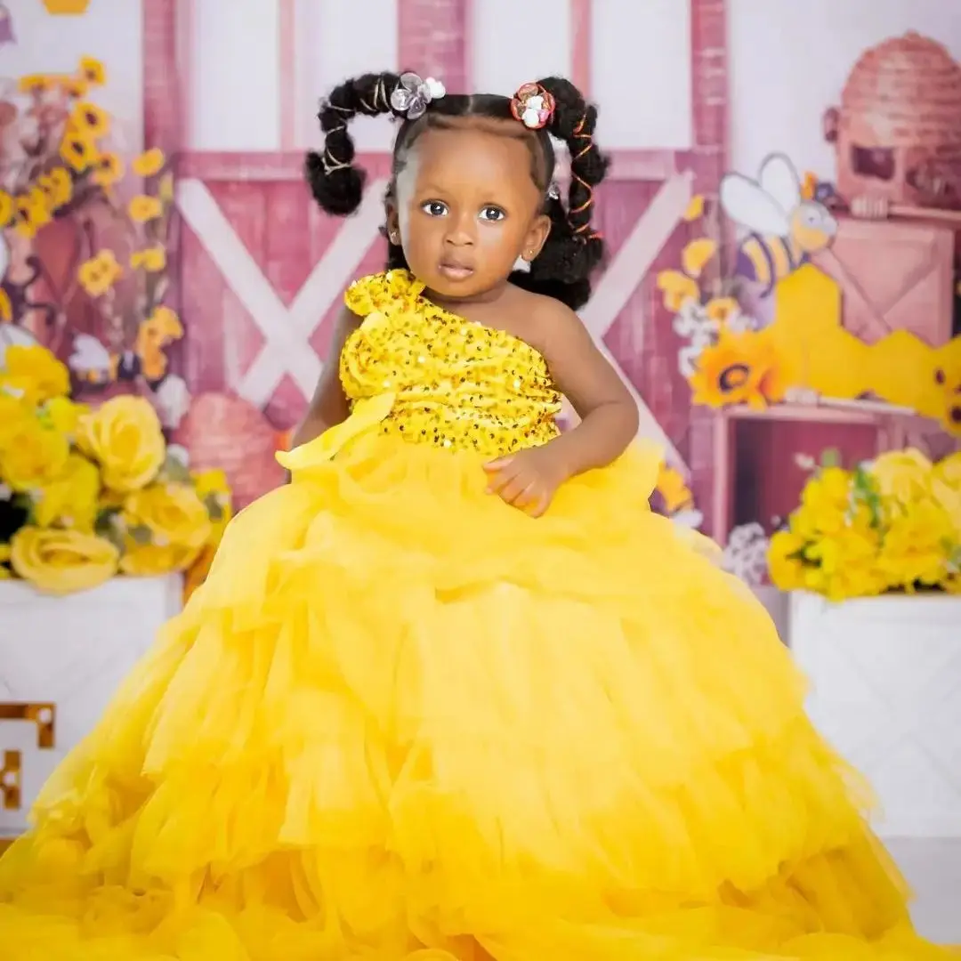 yellow first birthday dress A Line Black Halter Birthday Outfit Short Evening Dress Cocktail Dress –  formalgowns main image 1