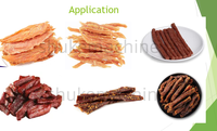 Ligne de transformation industrielle de bœuf séché avec équipement de découpe, de marinade, de séchage et d'emballage
