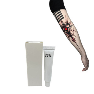 สินค้าใหม่ โปรโมชั่นจำกัดเวลา ครีมสักสีขาว หมึกสัก อุปกรณ์แต่งหน้าและเครื่องมือ สีสักถาวร - Product Image 5