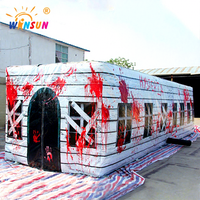 WINSUN Jeu gonflable Zombie Accessoires de salle d'évasion Escape Room