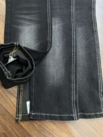 Tissu en jean noir épais de haute qualité, doux au toucher, personnalisé par Lizhi