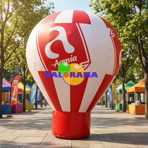Ballon publicitaire gonflable géant Balorama pour toit avec impression numérique couleur personnalisée, pompe à air électrique, dimensions 6-8 pieds - Product Image 3