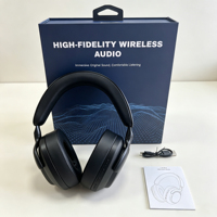 Casque sans fil 5.4 le plus vendu, batterie 400 mAh, haut-parleurs 40 mm, étanche IPX4, chipset JL – en cuir, pour audiophiles, idéal pour les voyages