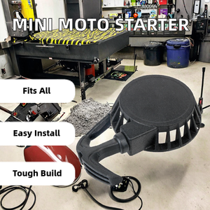 Aluminium <span class=keywords><strong>Mini</strong></span> Moto Easy Pull Start Recoil Starter Part pour 43cc 49cc 2 Stoke Engine Pocket Bike Dirt Kids ATV Quad <span class=keywords><strong>Crosser</strong></span> - Product Image 4
