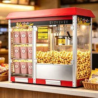 Chauffe-popcorn commercial KEMAI HY-828-1, capacité 200g, 18kW, multi-prises 220V, facile à nettoyer
