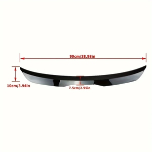 Alerón Superior Universal Modificado para SUV y Hatchback, Tipo Adhesivo, Sin Perforaciones, Alerón Integrado para Maletero - Product Image 2