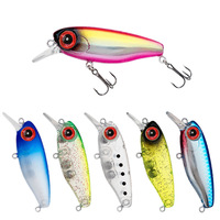 Leurre dur en plastique 38 mm 2,7 g pour eau salée, type Minnow, pour la pêche en mer et la pêche à la traîne, leurre artificiel, appât pour poissons