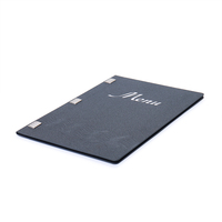 Pu cuir 8.5x11 pouces A4 Restaurant Menu couverture Faux cuir Menu dossier
