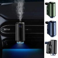 Rafraîchisseur d'air pour voiture Diffuseur de parfums à capteur intelligent avec lumières colorées Diffuseur d'aromathérapie pour voiture