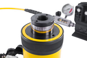 20 30 60 100 Ton Center Gat Hydraulische Jack Hollow Ram Hydraulische Zuiger Cilinder - Product Image 3