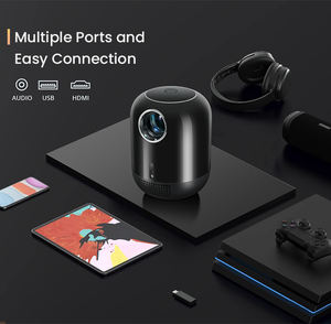 Nouvelle version du projecteur LED extérieur 1080P 4K Ultra HD avec Android 11, haut-parleurs intégrés, design portable pour les marathons de films en famille - Product Image 6