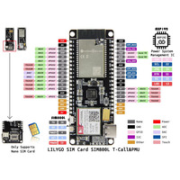 Carte de développement d'antenne SIM pour module GPS T-Call V1.4 ESP32 avec SIM800L pour la connectivité sans fil