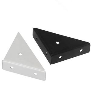Attaches et protecteurs de quincaillerie pour meubles en acier Connecteurs d'angle triangulaire droit pour pieds de meubles - Product Image 3